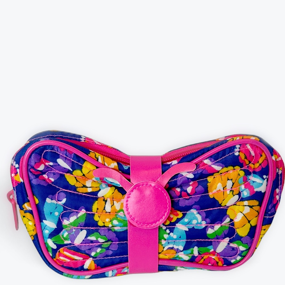 Little Brownie Bakers Girl Scout Butterfly Colorful Zippered Pouch